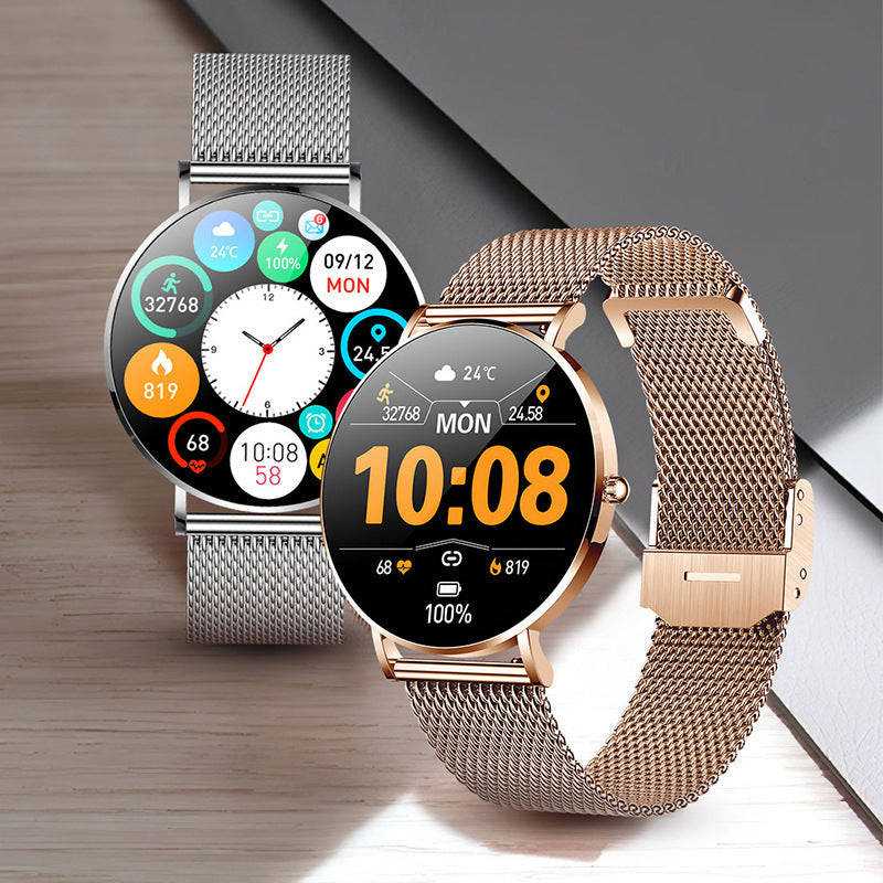 New Ultra-thin Smart Watch Women 1.36 Inch Screen – Halloween trick-or-treat decoratie met LED