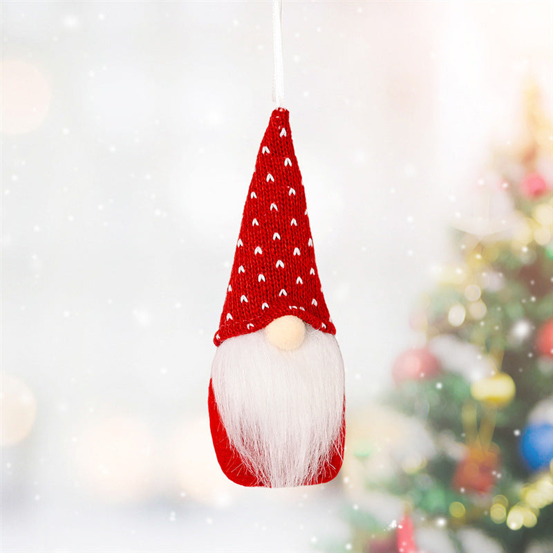 Gebreide Kerst Hanger 2025 – Gnome/Tomte Ornament