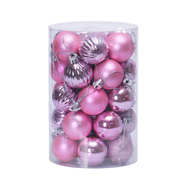 Kerstballen Set 34-delig 4 cm 2025 – Glans & mat