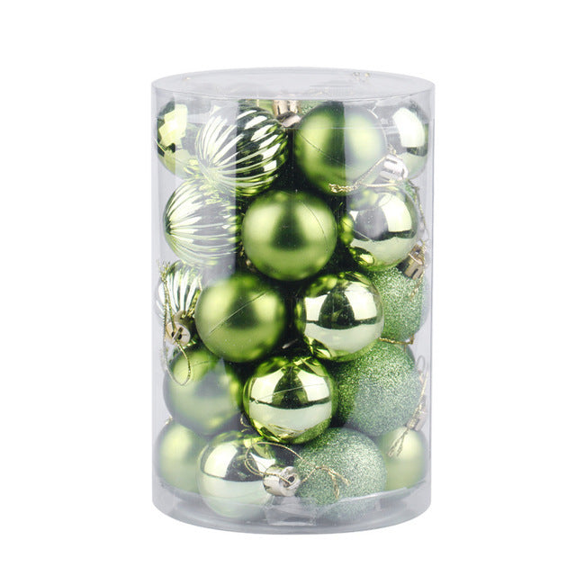 Kerstballen Set 34-delig 4 cm 2025 – Glans & mat