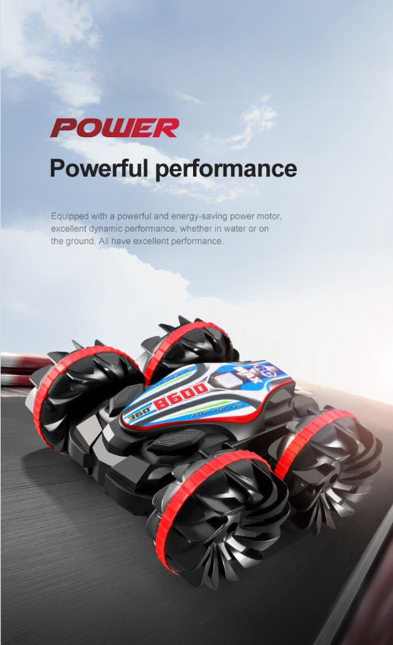 RC Stunt Auto 2025 – Amfibisch, Gesture Remote, 360°