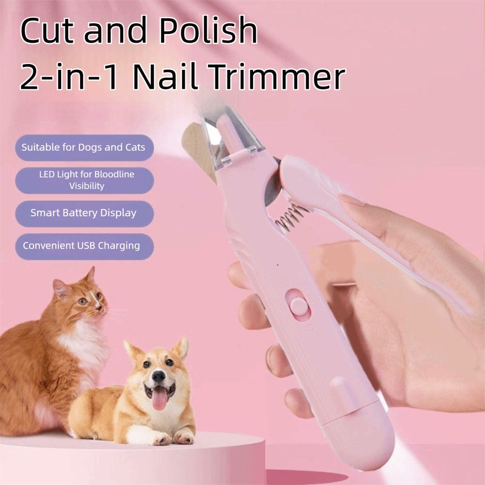 2 In 1 Pet Nail Clippers With Led Light Dog Cat Special Blood Line Scissors Multifunction Animals Paw Nail Trimmer Pet Supplies – Complete Halloween decoratie voor feest en tuin