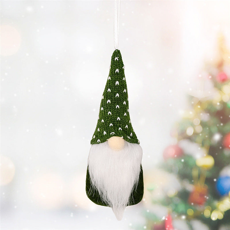 Gebreide Kerst Hanger 2025 – Gnome/Tomte Ornament
