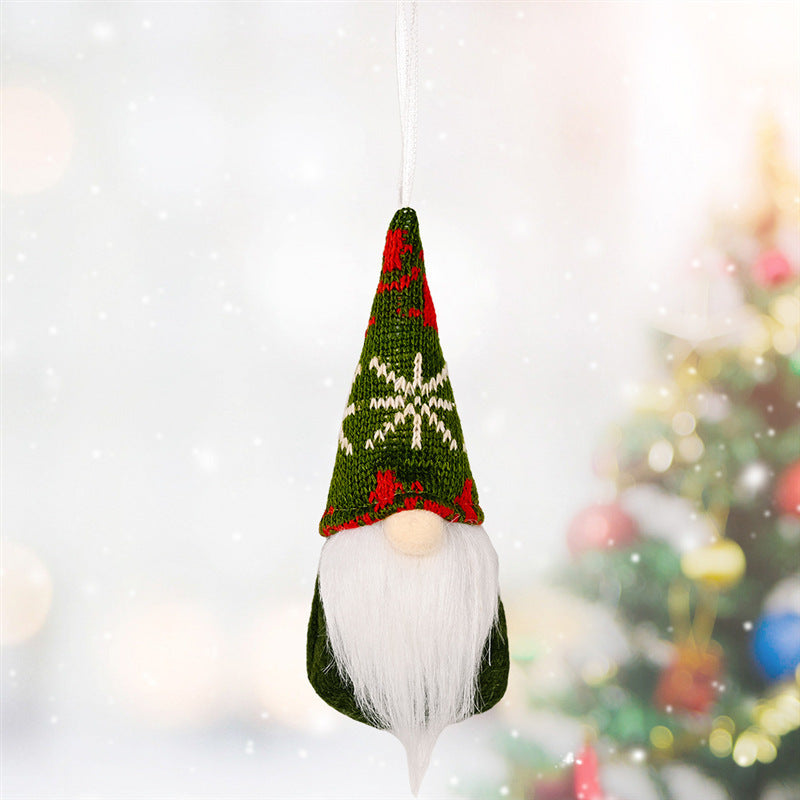 Gebreide Kerst Hanger 2025 – Gnome/Tomte Ornament