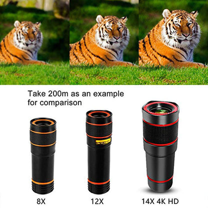 Smartphone Telelens 20× – clip-on zoom voor foto & video