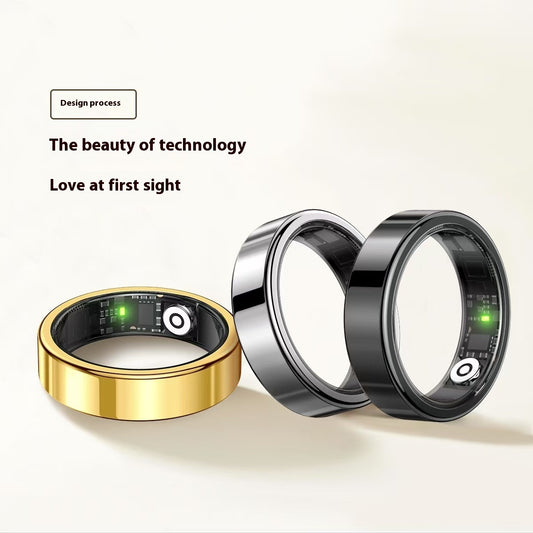 Ultra-narrow SR09 Sports Fitness Heart Rate Blood Oxygen Sleep Tracking Monitoring Smart Ring – Halloween feestdecoratie voor binnen en buiten