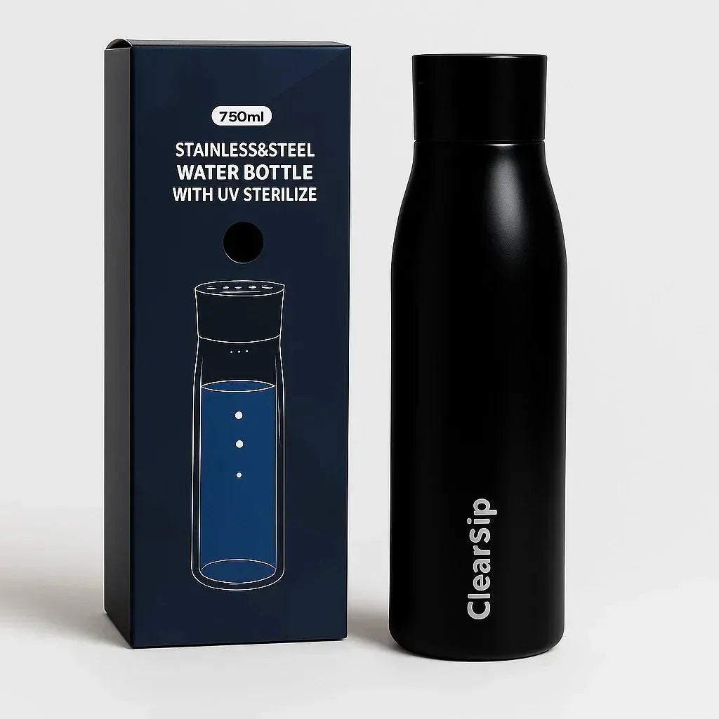 ClearSip Slimme Waterfles 2025 – UV-C zelfreinigend