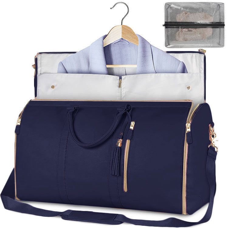 Travel duffle bag – navy – grote capaciteit & waterafstotend