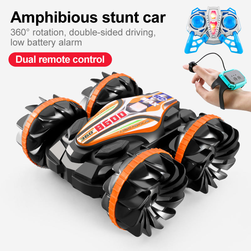 RC Stunt Auto 2025 – Amfibisch, Gesture Remote, 360°