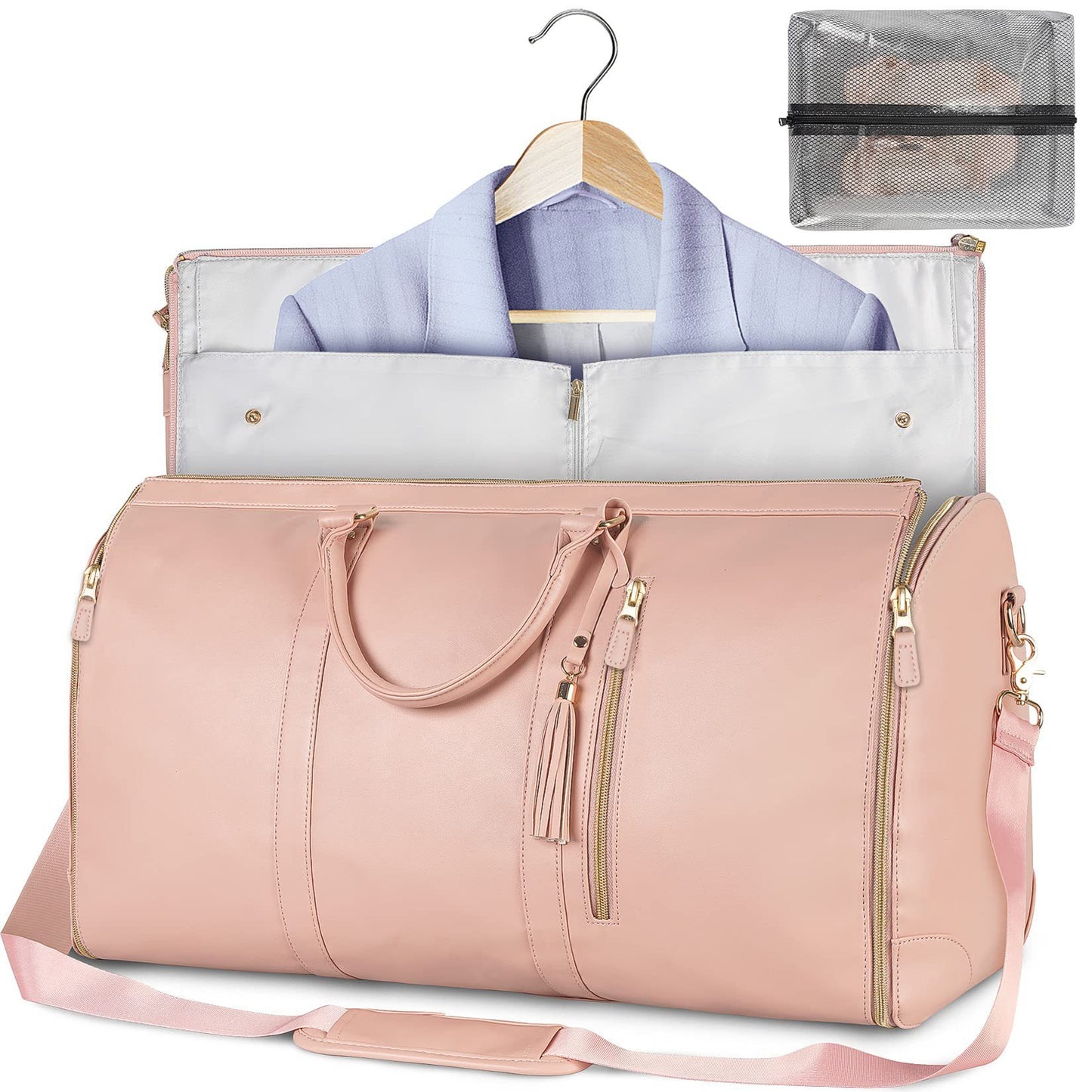 Travel duffle bag – roze – grote capaciteit & waterafstotend