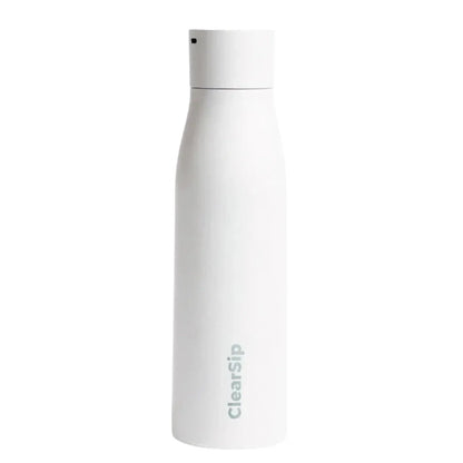 ClearSip slimme waterfles wit met UV-C zelfreinigende dop – 750 ml