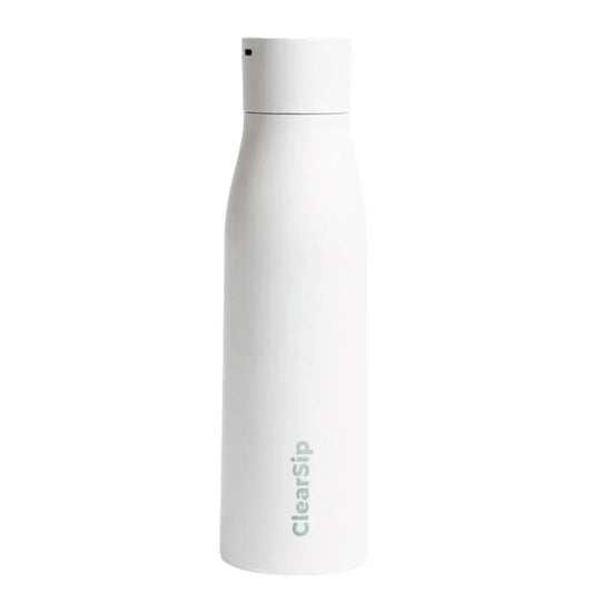 ClearSip slimme waterfles wit met UV-C zelfreinigende dop – 750 ml